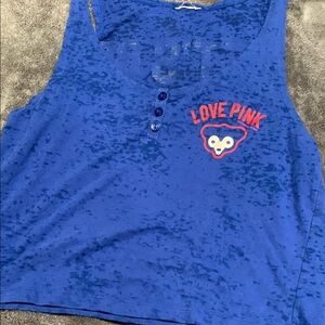 Victoria's Secret Blue Muscle Tee